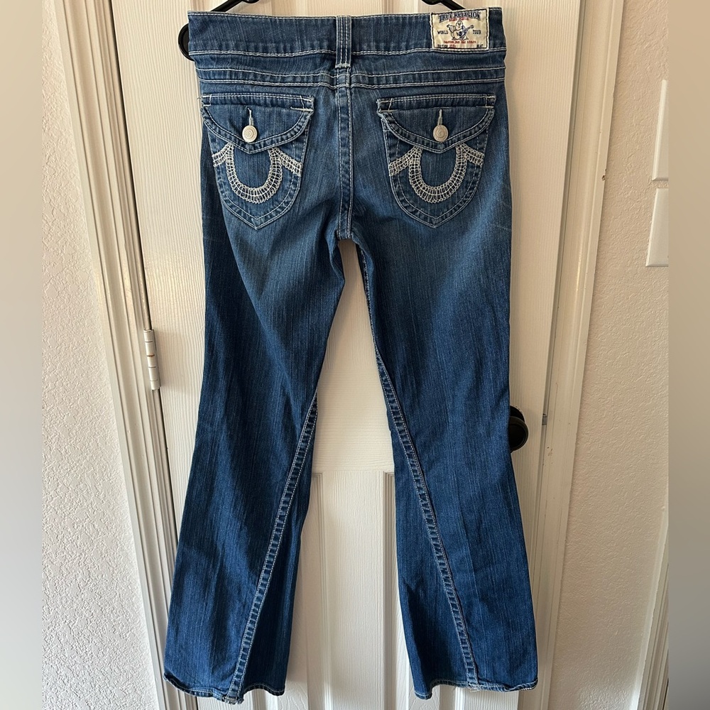 True Religion Dark Blue Flare Jeans